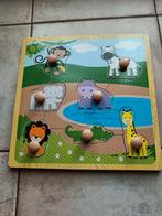 Houten puzzel, Kinderen en Baby's, Speelgoed | Kinderpuzzels, Zo goed als nieuw, Ophalen