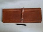 John Pound vintage pigskin Bankiers Folio met riempje, Ophalen of Verzenden