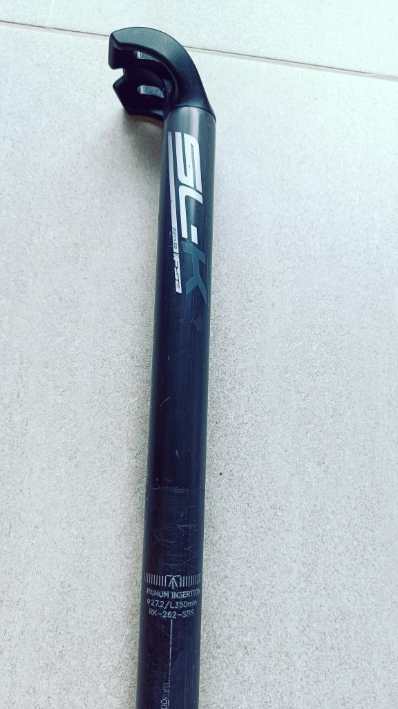 FSA SL-K carbon zadelpen – 350 mm, Fietsen en Brommers, Fietsonderdelen, Gebruikt, Racefiets, Zadel, Ophalen