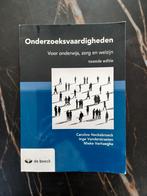 Onderzoeksvaardigheden voor onderwijs, zorg en welzijn, Enlèvement ou Envoi, Comme neuf