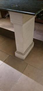 Colonnes en pierre blanche avec dessus en marbre, Maison & Meubles, Accessoires pour la Maison | Colonnes & Piliers, Comme neuf