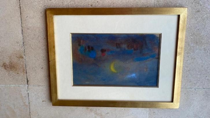 Tableau/Peinture abstraite Armand Demeulemeester, Antiquités & Art, Art | Peinture | Abstraite, Enlèvement