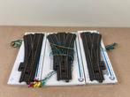 Märklin H0 — Set van 3 gemotoriseerde schakelaars, Ophalen of Verzenden, Zo goed als nieuw, Rails, Märklin