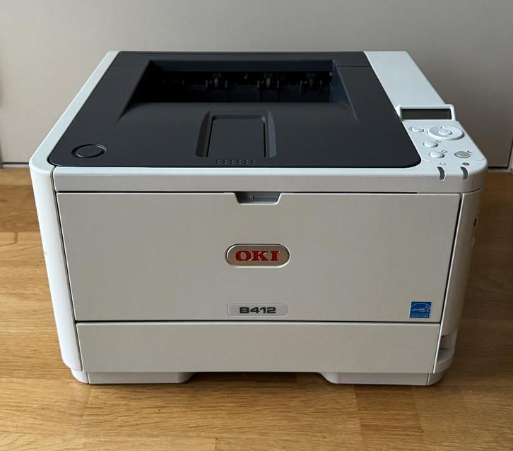 OKI B412dn printer - laser - monochroom, Computers en Software, Printers, Zo goed als nieuw, Printer, Laserprinter, Zwart-en-wit printen