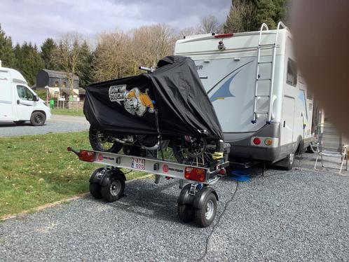 YOREMORQUE transversale motoraanhanger, Caravans en Kamperen, Mobilhomes, Particulier, Ophalen