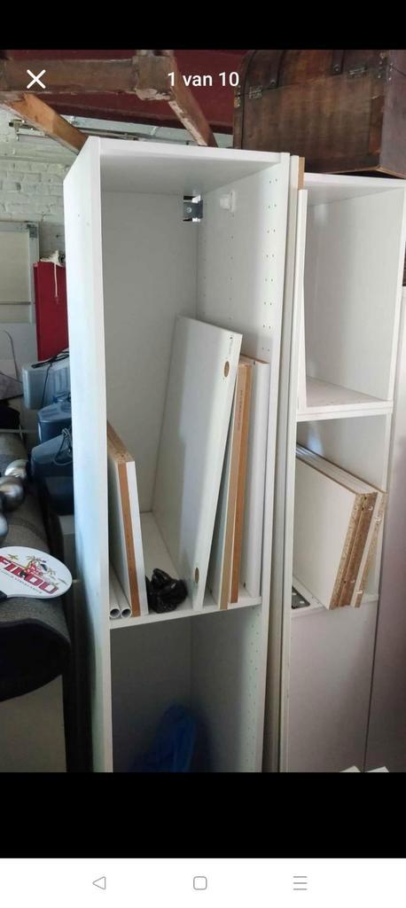 Veel onderdelen metod Ikea kasten, Huis en Inrichting, Kasten | Kleerkasten, Zo goed als nieuw, Met lade(s), Ophalen