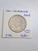 New caledonie 5 fr 2002 UNC, Postzegels en Munten, Munten | Oceanië, Ophalen of Verzenden