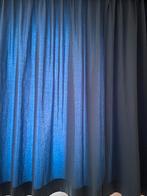 Blauwe overgordijnen, Maison & Meubles, Ameublement | Rideaux & Stores à lamelles, Comme neuf, Bleu, 150 à 200 cm, Enlèvement