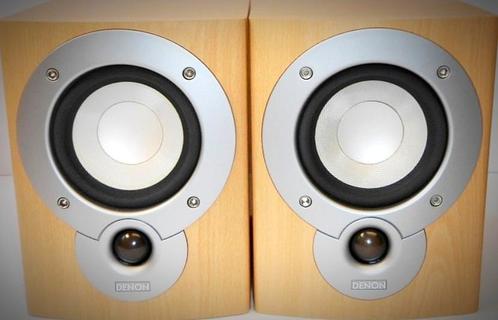 2 x 100 watt Denon by Mission luidsprekers, Audio, Tv en Foto, Luidsprekerboxen, Zo goed als nieuw, Front, Rear of Stereo speakers