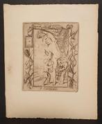 Sanctje S. Cassianus Ets/Gravure 1936, Verzamelen, Bidprentjes en Rouwkaarten, Verzenden, Bidprentje