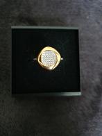 Bicolor zilveren ring van Orage maat 56, Bijoux, Sacs & Beauté, Comme neuf, Argent, Avec cristal, Femme