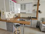 cocina con electrodomésticos 1600x2200, Bois, Enlèvement, Utilisé, Cuisine d'angle