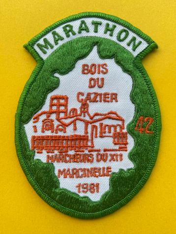 MARCINELLE - BOIS DU CAZIER Superbe écusson en tissu brodé, Enlèvement ou Envoi, Neuf