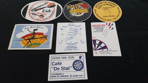Lot 7 stickers Darts sport vogelpik café Europacup 1984, Verzamelen, Stickers, Zo goed als nieuw, Sport, Ophalen of Verzenden