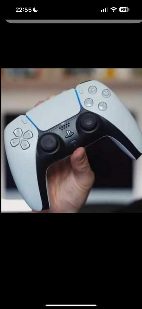 Witte PS5-controller te koop, Games en Spelcomputers, Spelcomputers | Sony Consoles | Accessoires, Gebruikt, Ophalen of Verzenden