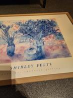 Ingekaderde prent Shirley Felts, Ophalen, Zo goed als nieuw, 50 tot 75 cm, 50 tot 75 cm