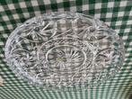 Kristallen ronde schaal ( Pools Kristal ; 24% loot, Antiek en Kunst, Antiek | Glaswerk en Kristal, Ophalen of Verzenden