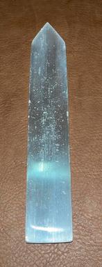 Seleniet punt(massagesteen) - 117gram - 198mm x 34mm x 9mm, Collections, Enlèvement ou Envoi, Minéral