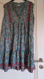 Zijde zomerjurk Swarna Greece, Kleding | Dames, Jurken, Ophalen of Verzenden, Zo goed als nieuw, Maat 42/44 (L)