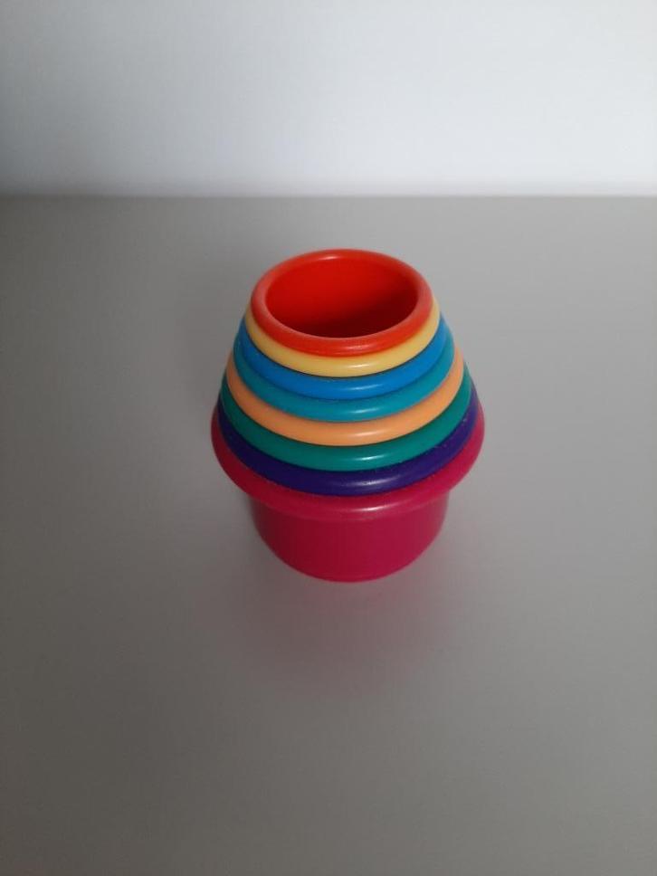 Stapelbekers, Kinderen en Baby's, Speelgoed | Educatief en Creatief, Gebruikt, Bouwen, Rekenen, Ontdekken, Ophalen