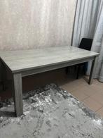 Eettafel grijs-hout 190/90, Ophalen, Eikenhout, 50 tot 100 cm, Vijf personen of meer