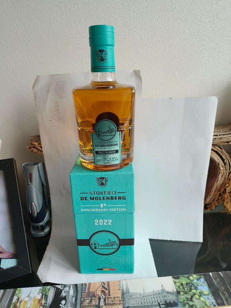 De Molenberg Folle Blanche 2022 50 cl gouden carolus, Collections, Vins, Neuf, Autres types, Autres régions, Pleine, Enlèvement ou Envoi