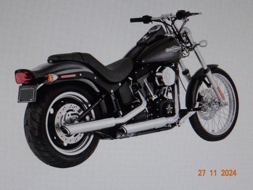 V&H 3" Twin Slash Slip - On Mufflers, Motoren, Onderdelen | Harley-Davidson, Nieuw, Ophalen