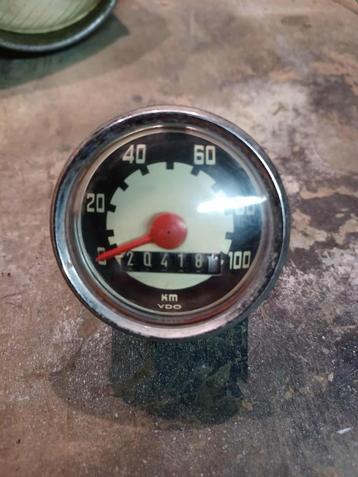 VDO snelheidsmeter 50mm 100km/h Flandria, Zundapp,??? beschikbaar voor biedingen