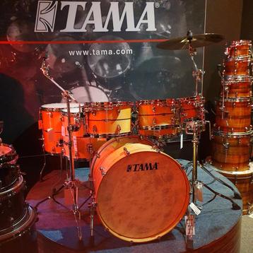 Tama Star Exotic Sycamore Curley Maple: bloedmooie set.