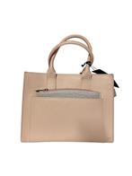 Nieuwe roze lederen handtas – €60 (winkelprijs €90), Ophalen of Verzenden, Nieuw, Roze, Handtas