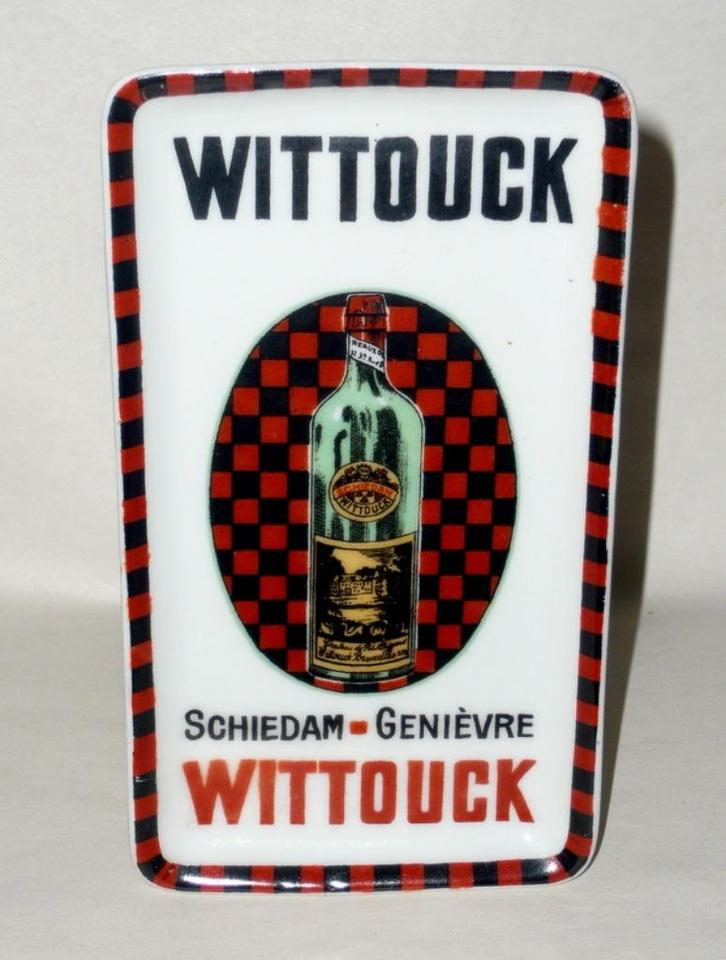 WISSELGELDSCHAALTJE JENEVERSTOKERIJ FELIX WITTOUCK, Verzamelen, Merken en Reclamevoorwerpen, Zo goed als nieuw, Gebruiksvoorwerp