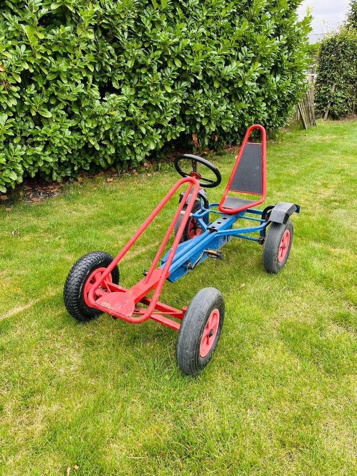 Kwalitatieve go-cart, Kinderen en Baby's, Speelgoed | Buiten | Voertuigen en Loopfietsen, Zo goed als nieuw, Trapvoertuig, Ophalen