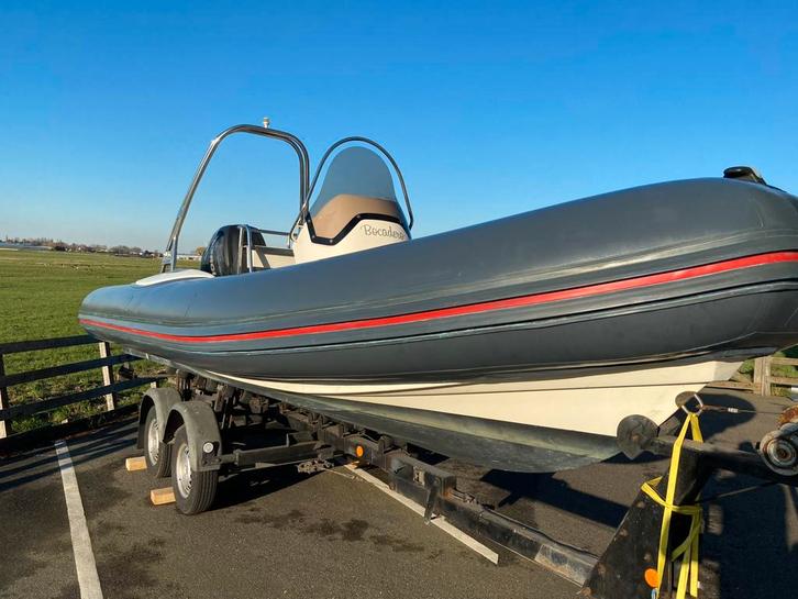 Valiant 650cruiser met 150pk mercury 2011 met trailer, Watersport en Boten, Rubberboten, Gebruikt, Overige merken, Overige materialen