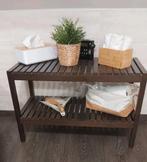 Banc bois brun foncé.  Etat parfait., Ophalen, Zo goed als nieuw