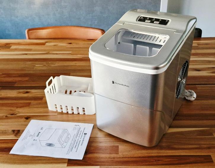 KitchenBrothers IJsblokjesmachine - IJsblokjesmaker, Electroménager, Machines à glace, Comme neuf, Auto-congélation, Enlèvement