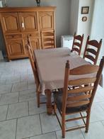 Eetkamertafel + 6 stoelen, Huis en Inrichting, Complete eetkamers, Ophalen, Zo goed als nieuw, Klassiek, 4 tot 6 stoelen