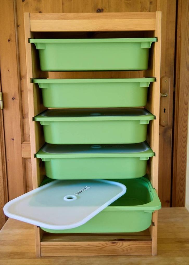 2 Ikea kastjes Trofast opbergmeubel, Huis en Inrichting, Kasten | Ladekasten, Gebruikt, Ophalen