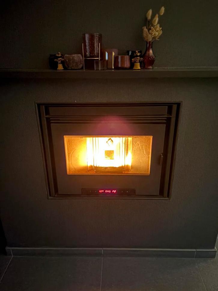 Pelletkachel inbouw superior7, Huis en Inrichting, Kachels, Gebruikt, Inbouw, Pelletkachel, Overige brandstoffen, Ophalen