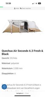 Airseconds 6.3 Fresh & Black Decathlon, Caravans en Kamperen, Tenten, Ophalen, Gebruikt