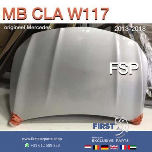 W117 CLA 45 AMG motorkap Mercedes 2018 zilvergrijs origineel, Autos : Pièces & Accessoires, Carrosserie & Tôlerie, Capot moteur