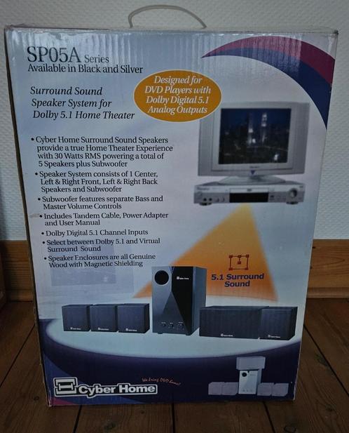 Home Theater Surround Set (Dolby 5.1), Audio, Tv en Foto, Home Cinema-sets, Gebruikt, Dvd-speler, 5.1-systeem, Minder dan 40 watt