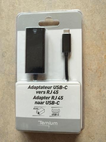 RJ45-to-USB-C adaptor – merk Temium beschikbaar voor biedingen