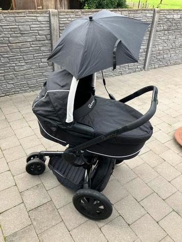 Poussette Quinny Buzz Black 3 roues, Poussette combi, Quinny, Pneus, Enlèvement
