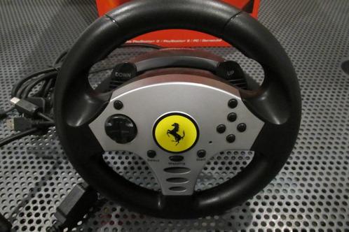 Ferrari stuur en pedalen set ,, Games en Spelcomputers, Spelcomputers | Overige Accessoires, Zo goed als nieuw, Ophalen