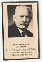 Alexander Van Looy Van Messem Seneffe 1870 Gent 1950 foto, Verzamelen, Bidprentjes en Rouwkaarten, Bidprentje, Verzenden