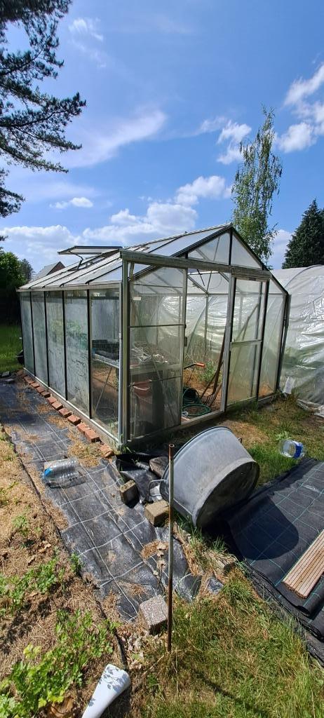 FILCLAIR GLAZEN SERRE, Tuin en Terras, Kassen, Gebruikt, Kweekkas, Aluminium, Glas, Ophalen
