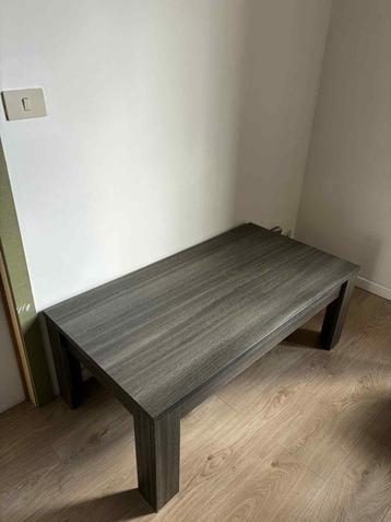 Table de salon effet bois gris foncé beschikbaar voor biedingen
