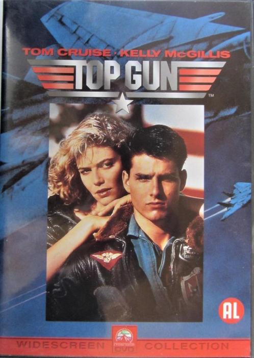 DVD ACTIE- TOP GUN (TOM CRUISE- KELLY MCGILLIS), Cd's en Dvd's, Dvd's | Actie, Zo goed als nieuw, Actiethriller, Alle leeftijden