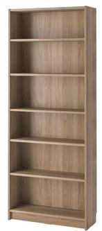Bibliothèque IKEA Billy, motif chêne, 80x28x202 cm, 25 à 50 cm, Comme neuf, Enlèvement, IKEA