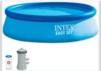 Intex 3,66 meter vrijstaand zwembad met filter, Tuin en Terras, Zwembaden, Ophalen, Gebruikt, Minder dan 80 cm, Rond